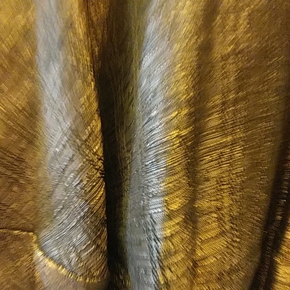 H & M Puff Dress Bronze Metallic Sz. 6 - Picture 6 of 6